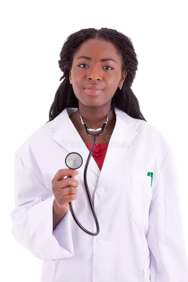 Professionnelle de santé avec stéthoscope